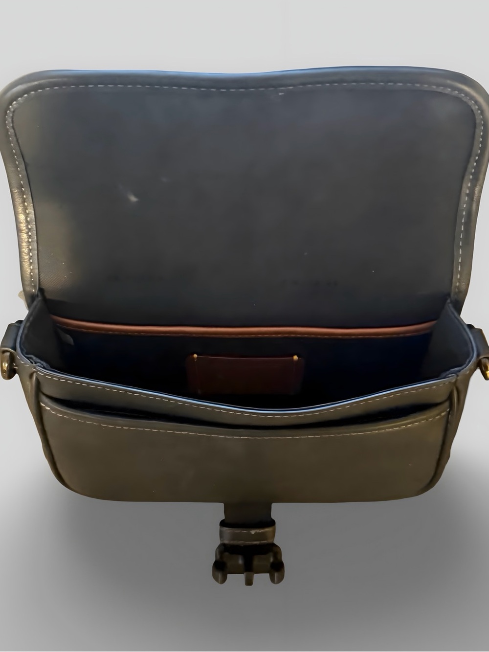 Coach League Flap Crossbody Bag in Refined Calf Leather - C1265 - Picture 7 of 11